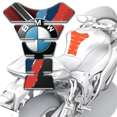 BMW Tank Guard Pads Silicone Sticker High End edition 