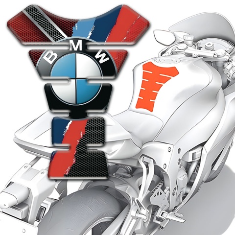 BMW Tank Guard Pads Silicone Sticker High End edition 