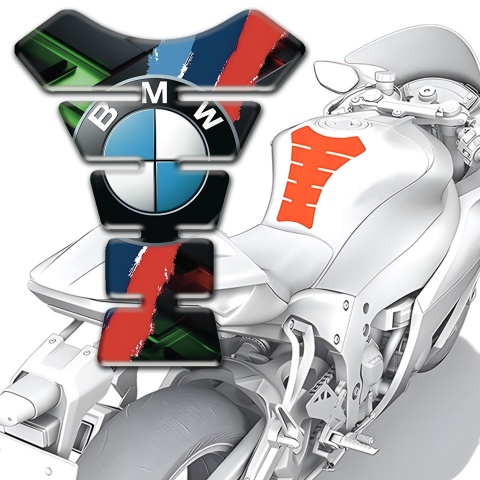 BMW Tank Guard Pads Stylish pattern 
