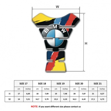 BMW Tank Guard Pads High End Multicolored Edition 