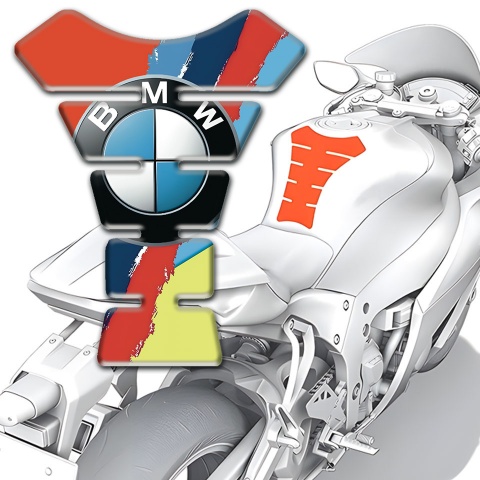 BMW Tank Pad Protector Multicolored High-Quality Design 