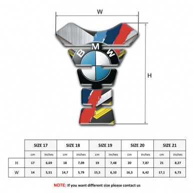 BMW Stylish Tank Guard Pads Motorcycle edition 