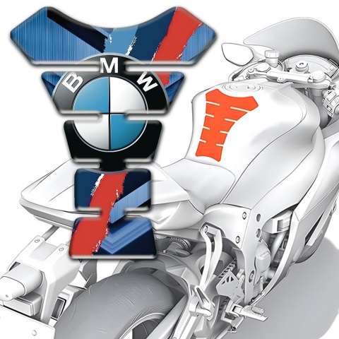 BMW Tank Protector High End Blue Nuance Decoratio 