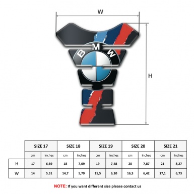 BMW Tank Pad Protector Premium Quality Pattern 