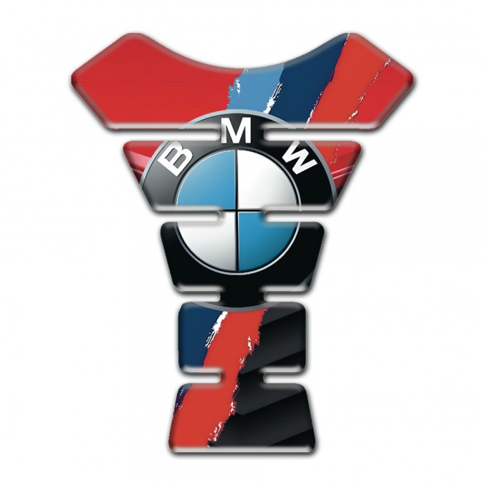 BMW Tank Guard Pads red motif Style 