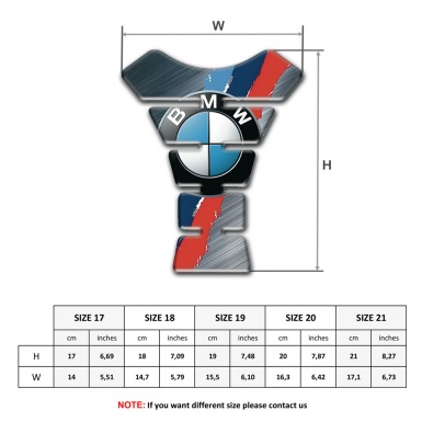 BMW Tank Pad Protector Stylish base Print 