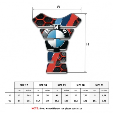 BMW Tank Protector Anti Slip Sticker Best Design 