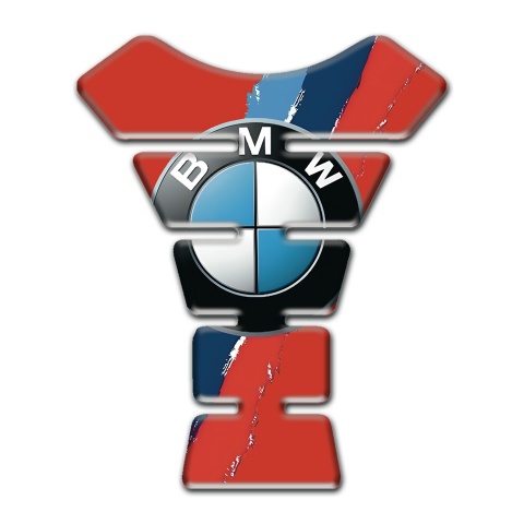 BMW Tank Pad Protector red base Style 