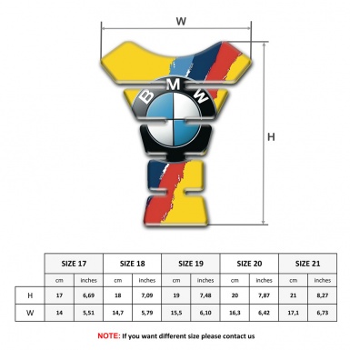 BMW Tank Protector Yellow Base Design 