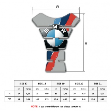 BMW  Tank Pad Protector Grey Base Design 