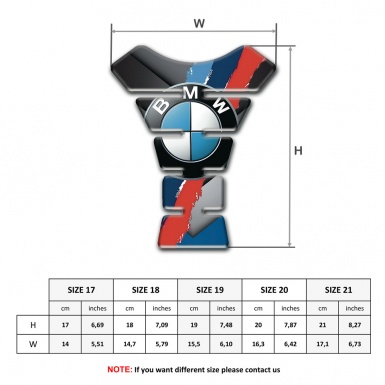 BMW Tank Protector Stylish Anti Slip Sticker Style 