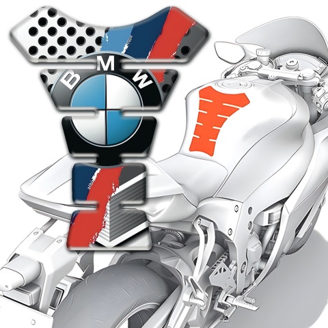 BMW Tank Guard Pads Perforated Motif 