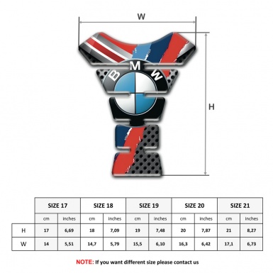 BMW Tank Pad Protector Perforated Vision 