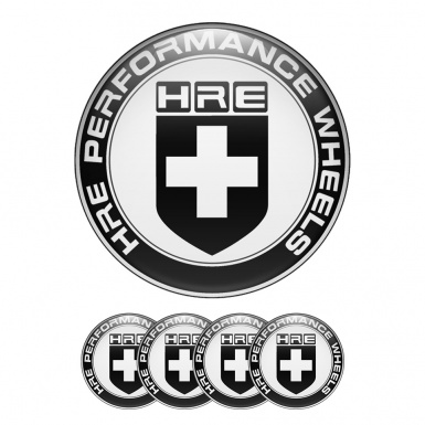 HRE Domed Stickers Wheel Center Cap Performance