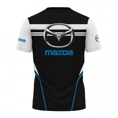 Mazda Short Sleeve T-shirt Black White