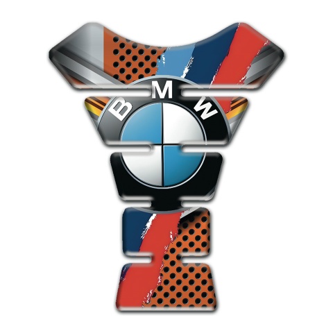 BMW Tank Protector Orange Perforated Background Motif