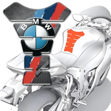 BMW Tank Pad Protector Scratched Plate Base Effect  