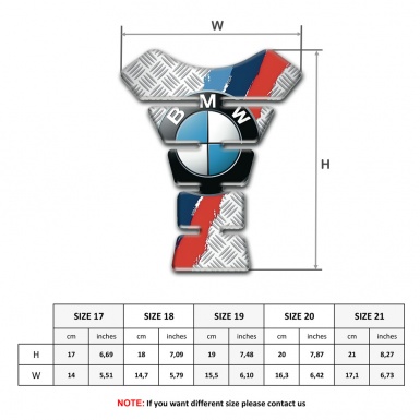 BMW Tank Protector Stylish Mesh Design 