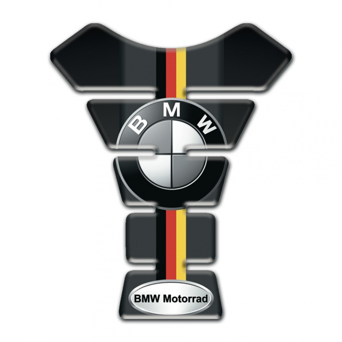 BMW Tank Protector dark Version Mottorad Logo 