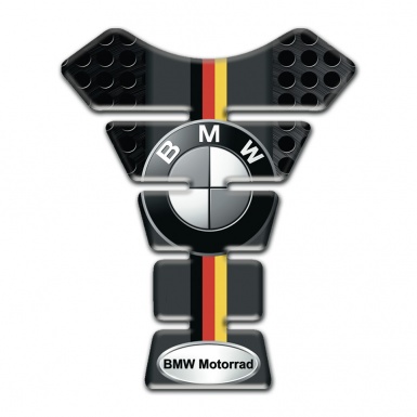 BMW Tank Guard Pads Perforated effect German Flag motive 