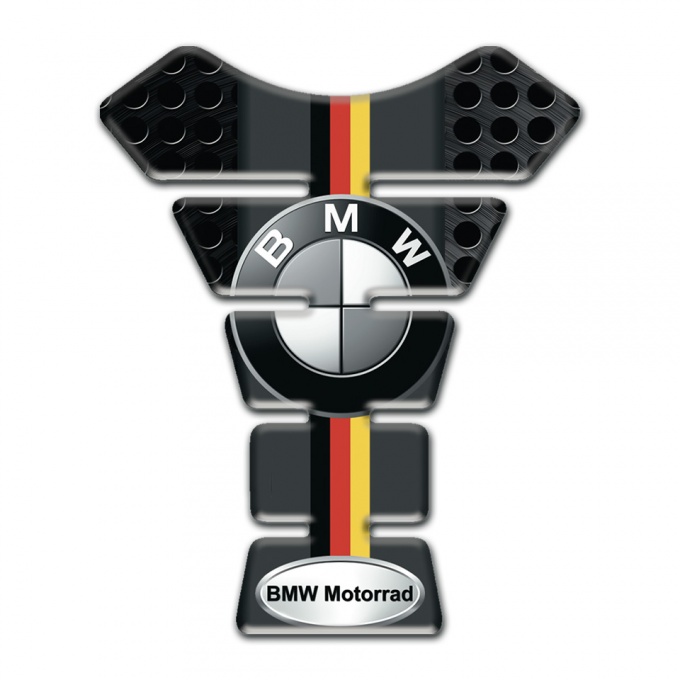 BMW Tank Guard Pads Perforated effect German Flag motive 