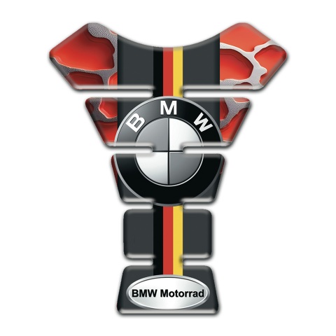 BMW Tank Guard Pads Racing Edition German Flag logo Style 