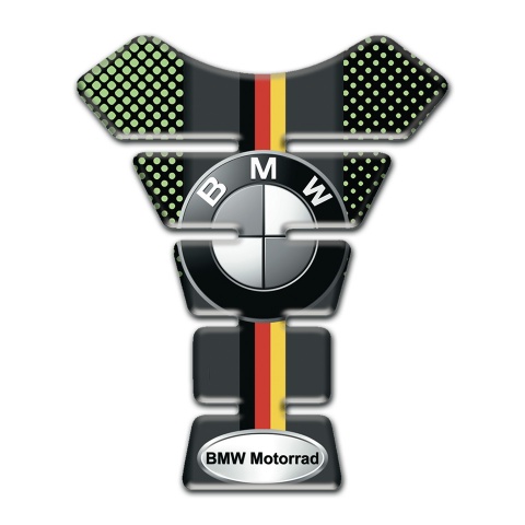 BMW Motorrad  Tank Guard Pads Green Dots Design 