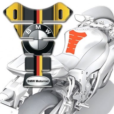 BMW Tank Guard Pads Silicone Sticker Unique Style 