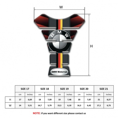 BMW Tank Guard Pads Premium Quality Design 
