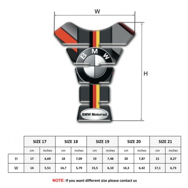 BMW Motorrad Tank Protector Center  Vision 