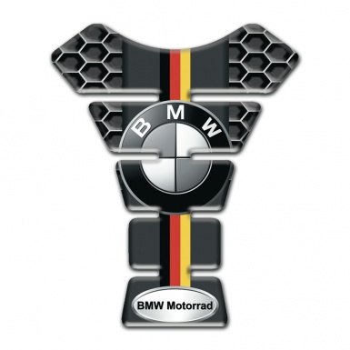 BMW Tank Protector Perforated Steel Base German Flag Edition 