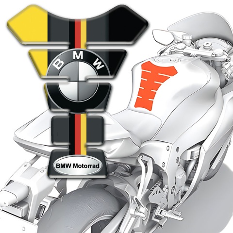 BMW Motorrad Tank Protector Yellow Motif 