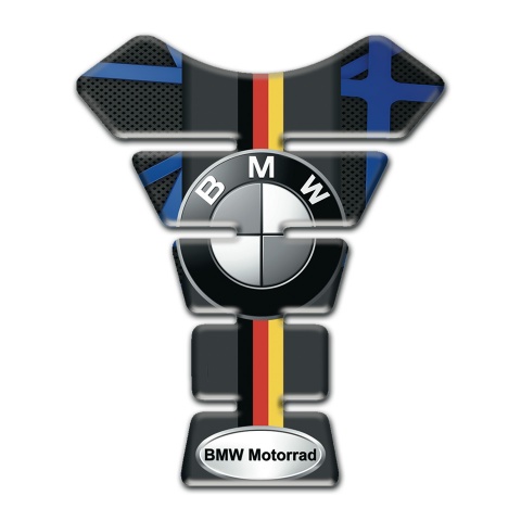 BMW Tank Guard Pads Blue Lines Effect 