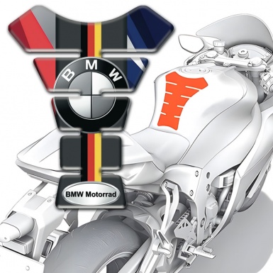 BMW Tank Pad Protector Multicolored Pattern 