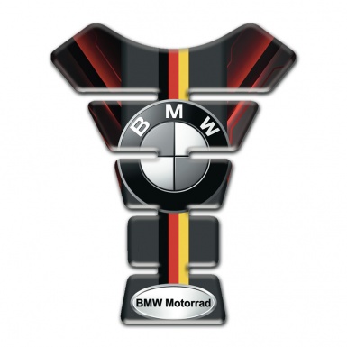 BMW Tank Protector Anti Slip Sticker German Flag Style 