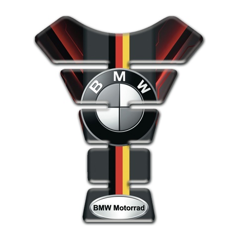 BMW Tank Protector Anti Slip Sticker German Flag Style 
