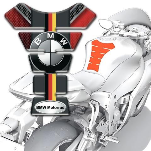 BMW Silicone Sticker Tank Protector Motorrad Edition 