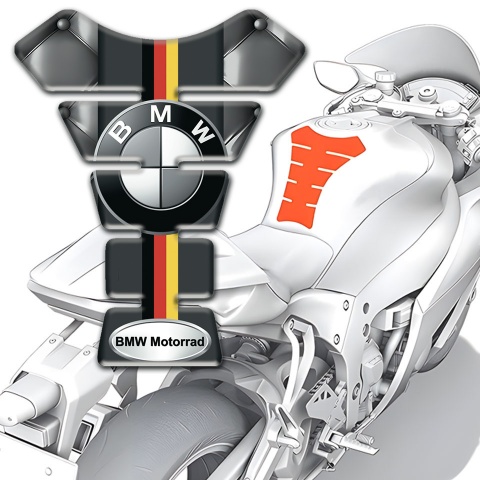 BMW  Tank Pad Protector Leather Effect with Leather Effect Base 