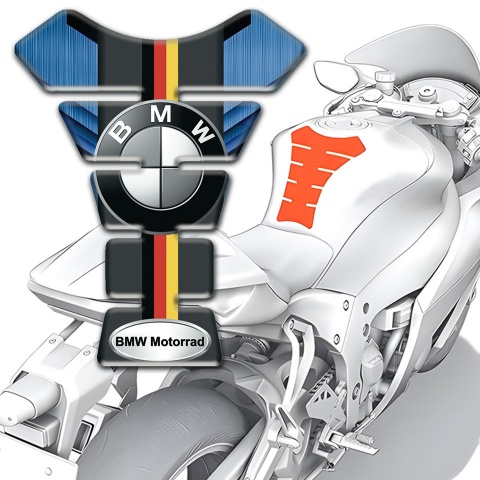 BMW Tank Protector Navy Blue Base Details Design 