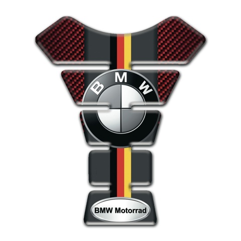 BMW Motorrad  Tank Guard Pads Red carbon Base Motif