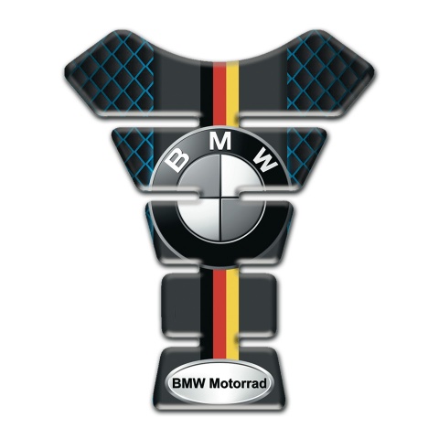 BMW Motorrad Tank Guard Pads Neon Mesh Design 