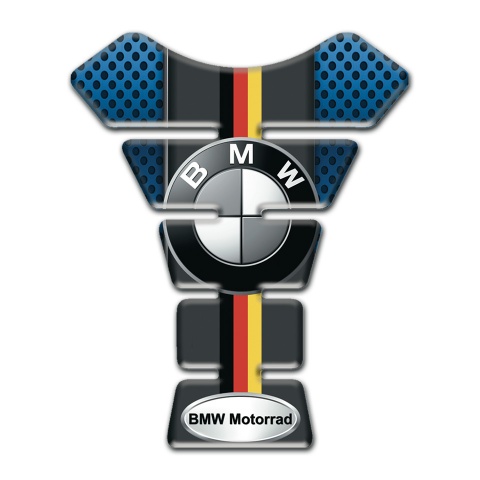 BMW Tank Protector with Blue Perforated Base Style 