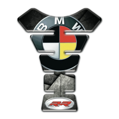BMW RR Tank Pad Protector Unique Base Vision German Flag Logo 