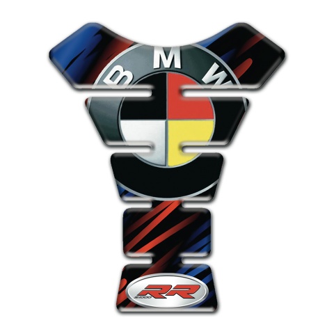 BMW Tank Pad Protector Multicolored Base and German Flag logo Style