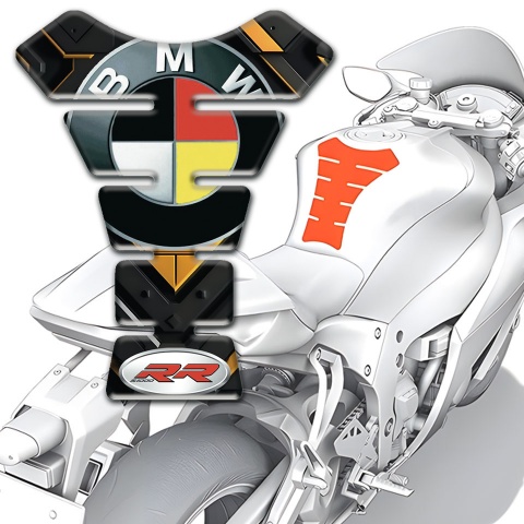 BMW RR Tank Protector Anti Slip Sticker Stylish Vision 