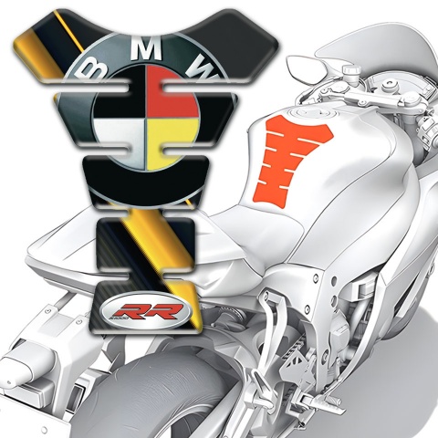 BMW Tank Protector  Silicone Sticker RR Style 
