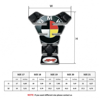 BMW Tank Pad Protector leather Effect Base RR Style 
