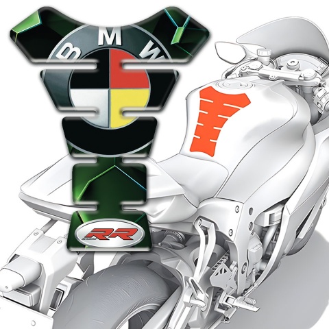 BMW Tank Protector Center Sticker RR Style 