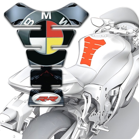 BMW Tank Protector Silicone Sticker RR Version 