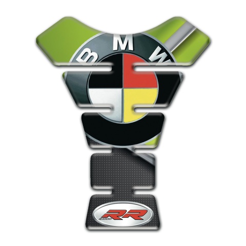 BMW RR Tank Pad Protector Green Motive Design 